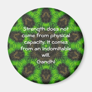Aimant Citation Motivationnelle Inspirationnelle Gandhi