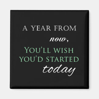 Aimant Citation Motivationnelle "Start Today"