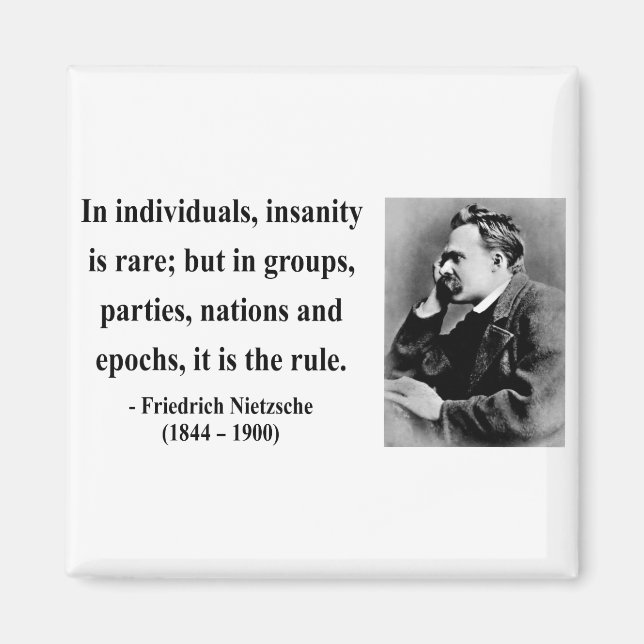 Aimant Citation Nietzsche 3b (Devant)