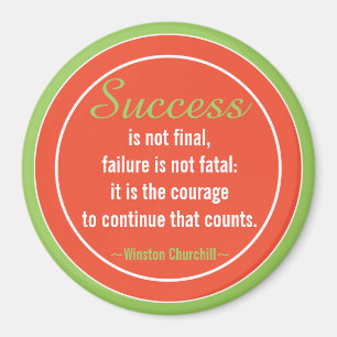 Aimant Citation positive d'Attitude-Churchill de