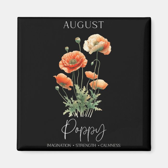 Aimant Citation positive pour femmes Fleur Anniversaire F (Devant)