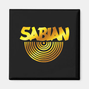 Aimant Citation Sabian Jaune Funny Vintage Retro de base