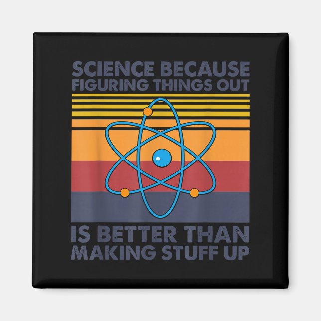 Aimant Citation scientifique drôle Blague de calembour  (Devant)