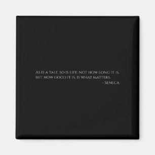 Aimant Citation Seneca Sur La Vie - Rome Antique - Philos