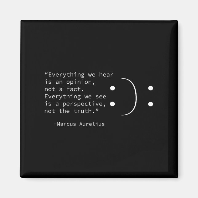 Aimant Citation Stoïque De Marcus Aurelius, Philosophe Du (Devant)