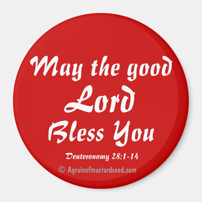 Aimant Citations bibliques (Devant)