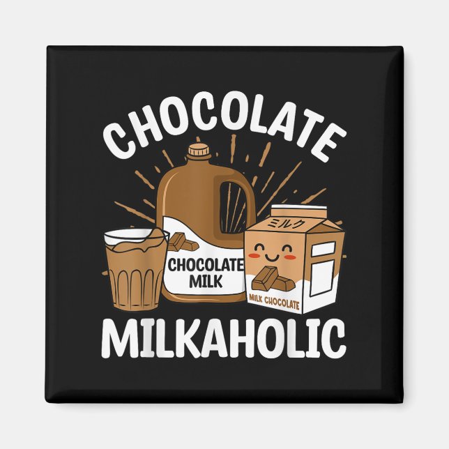 Aimant Citations de l'amoureux de l'alimentation au lait  (Devant)