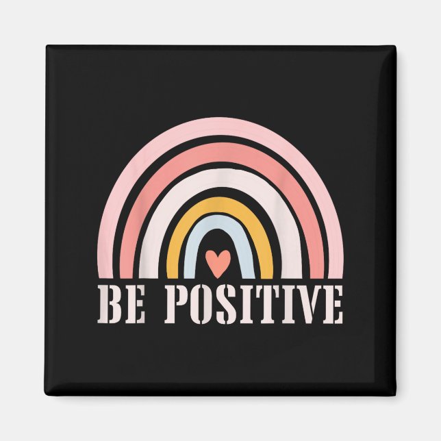Aimant Citations de motivation positive Dire positive  (Devant)