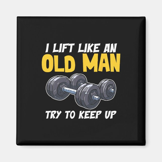 Aimant Citations de motivation pour la musculation et le  (Devant)