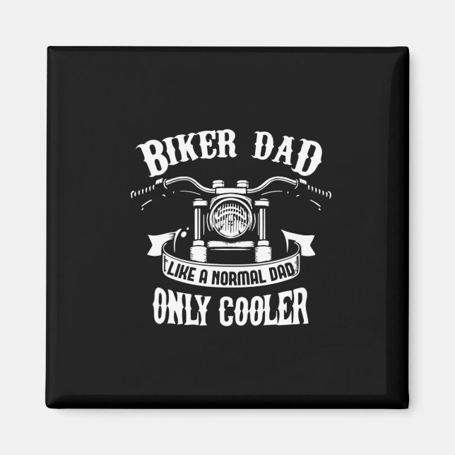 Aimant Citations grand-père | Best Biker Papa (Devant)