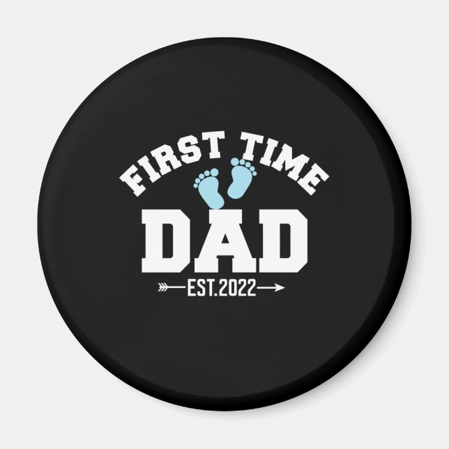 Aimant Citations grand-père | First Time Papa 2022 (Devant)