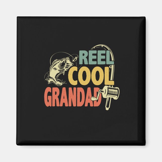 Aimant Citations grand-père | Grand Cool de pêche (Devant)