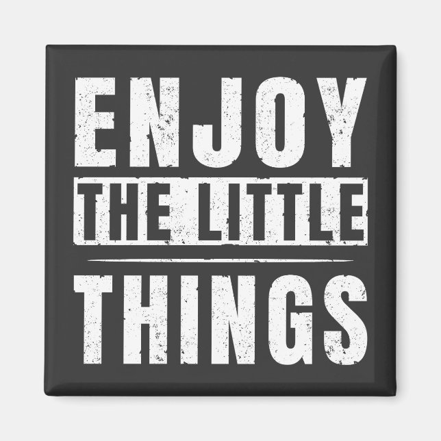 Aimant Citations inspirantes Profitez des petites choses (Devant)