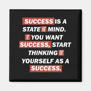 Aimant citations motivationnelles pour la réussite