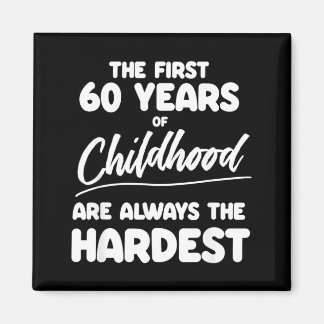 Aimant Citations pour les 60 ans de Papa et Frère pour Ho