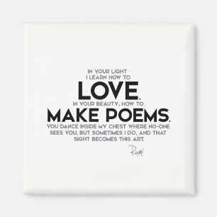Aimant CITATIONS : Rumi : Apprenez comment aimer