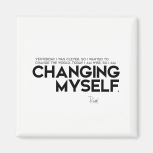 Aimant CITATIONS : Rumi : Changement