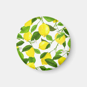 Aimant Citron à l'aquarelle