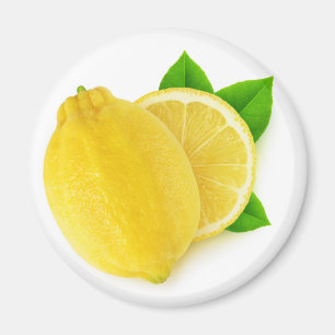 Aimant Citron coupé