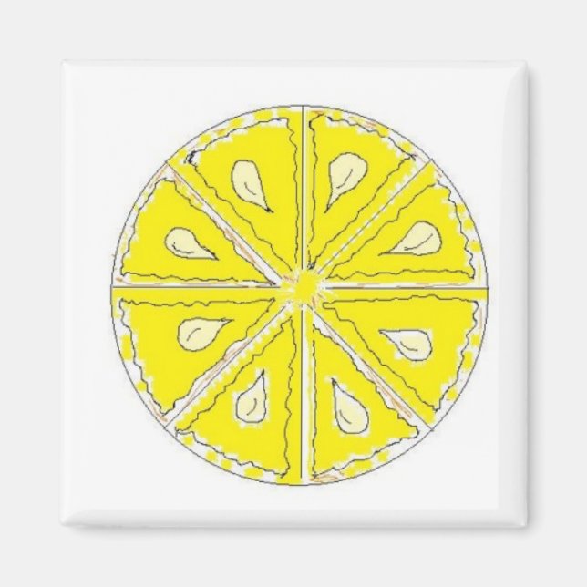 Aimant Citron simple (Devant)