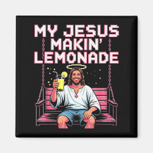 Aimant Citronnade de Jésus Mème chrétien drôle