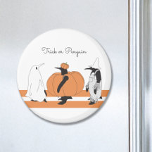 Citrouille de dessin mignon Penguin Drôle Hallowee