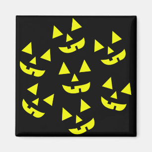 Aimant Citrouille d'Halloween Jack O' Lantern