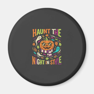 Aimant Citrouille Halloween Cool Jack Lantern