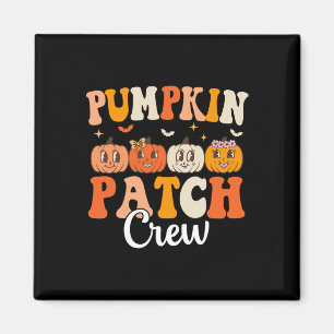 Aimant Citrouille Patch Crew Correspondance famille Super