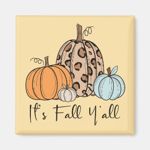 Aimant Citrouille tendance d'automne Citation “C'est l'