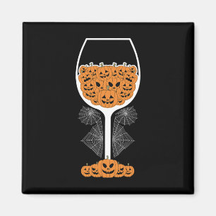 Aimant Citrouille Vin Gl Spider Web Costume facile Hallow