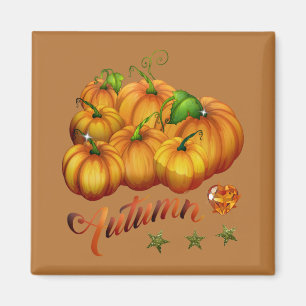 Aimant Citrouilles de Thanksgiving