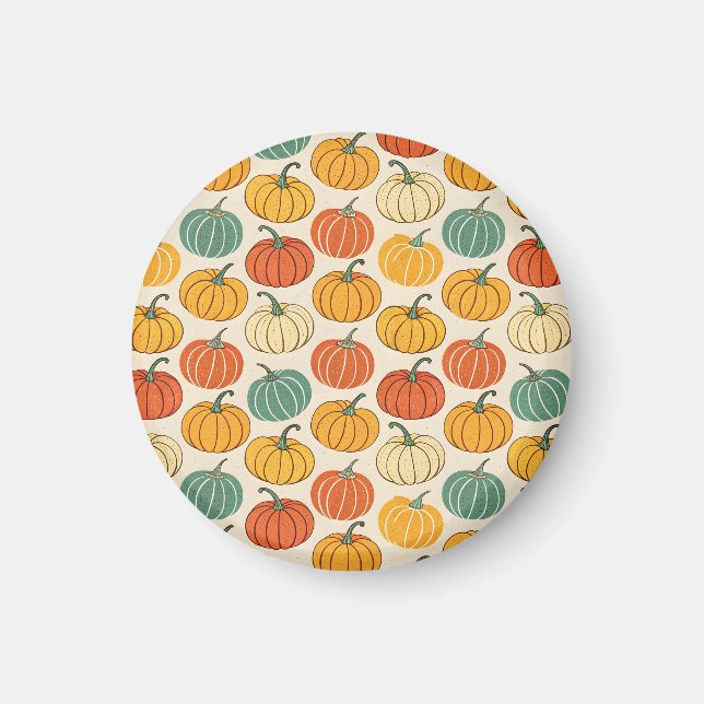 Aimant Citrouilles d'Halloween (Devant)