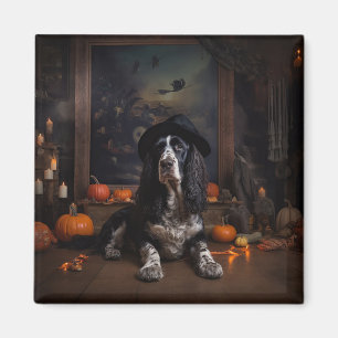 Aimant Citrouilles Épouvantables Cocker Spaniel Anglais H