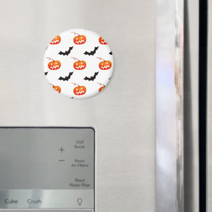 Aimant Citrouilles et chauves-souris d'Halloween, Trou ou