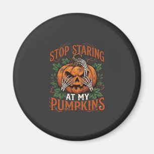 Aimant Citrouilles qui arrêtent de regarder Halloween Mai