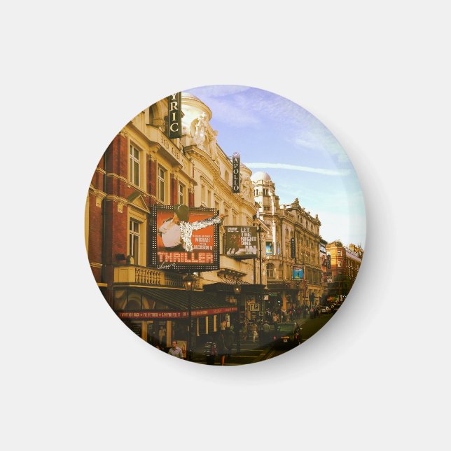 Aimant Cityscape Vintage urbain (Devant)