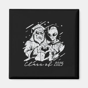 Aimant Cl De 2025 Diplômés Hommes Bigfoot Alien Sasquatch