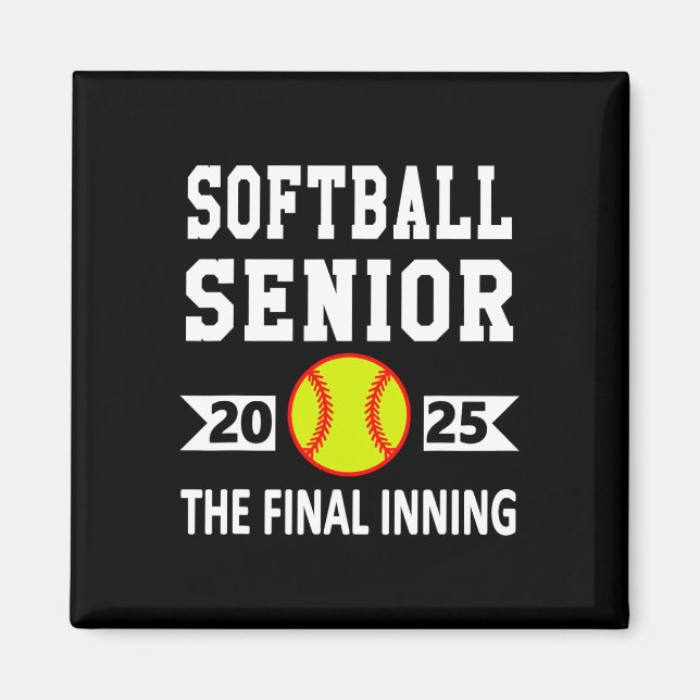 Aimant Cl Senior De 2025 Softll Senior Night Graduation P (Devant)