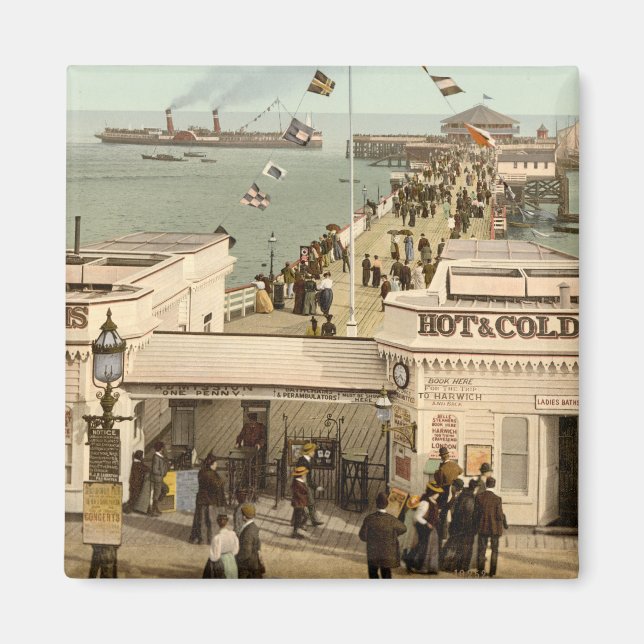 Aimant Clacton-on-Sea Pier I, Essex, Angleterre (Devant)