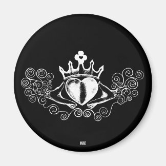 Aimant Claddagh (blanc)