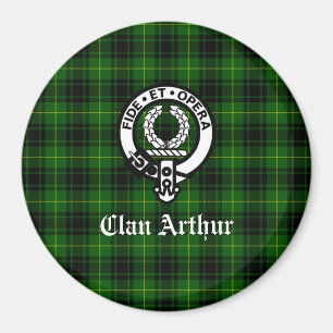 Aimant Clan Arthur / MacArthur Crest & Tartan