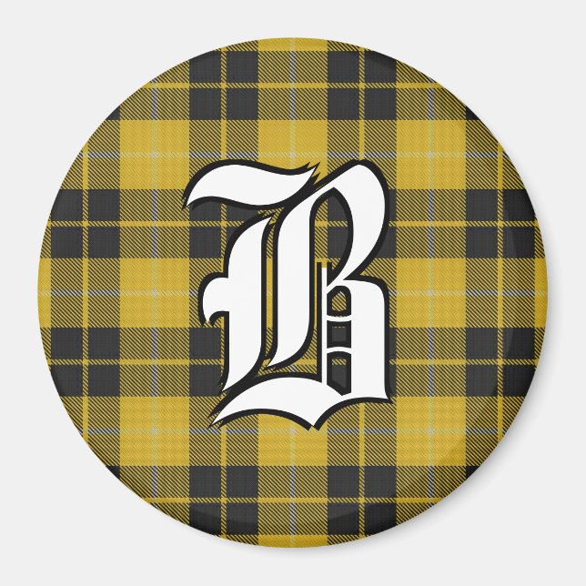 Aimant Clan Barclay Tartan Accents Plaid (Devant)