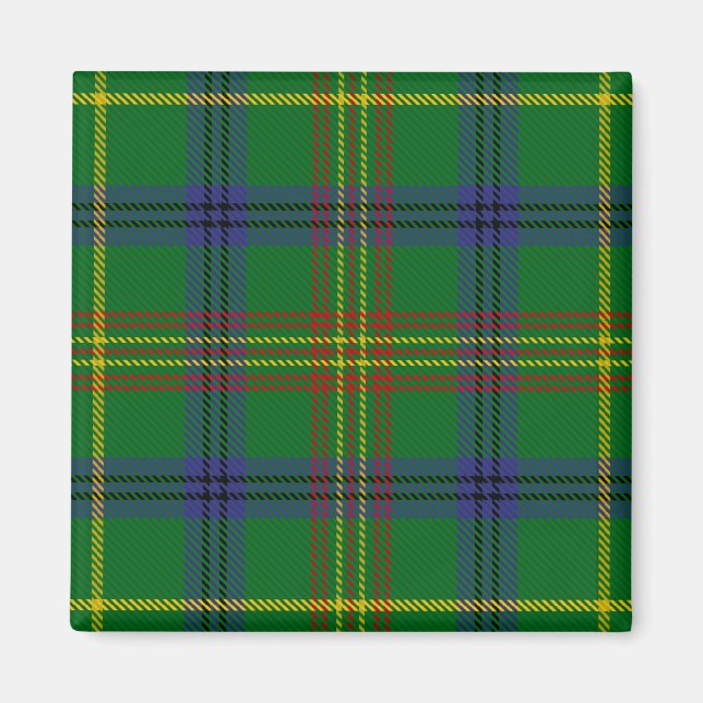 Aimant Clan écossais Holmes Tartan Plaid (Devant)