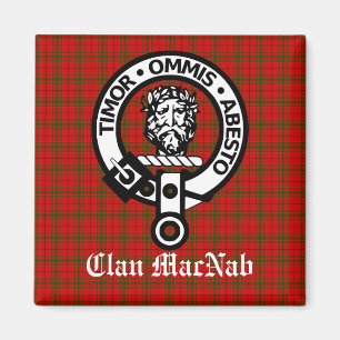 Aimant Clan MacNab Crest Badge et Tartan