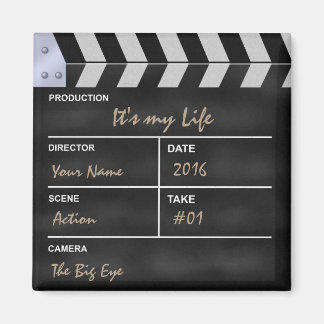 Aimant Clapboard cinéma "C'est ma Vie"