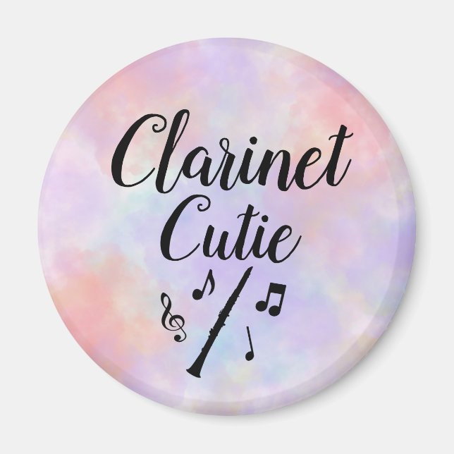 Aimant Clarinet Cutie Watercolor (Devant)
