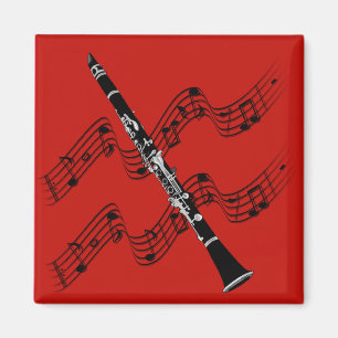 Aimant Clarinet en rouge