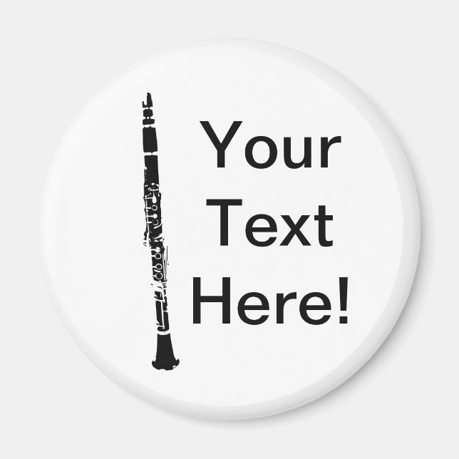 Aimant Clarinet personnalisé (Devant)