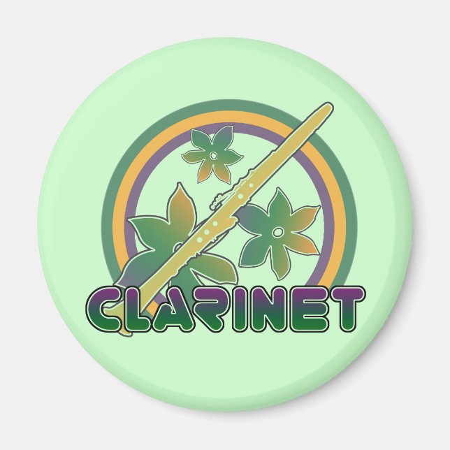 Aimant Clarinet rétro (Devant)